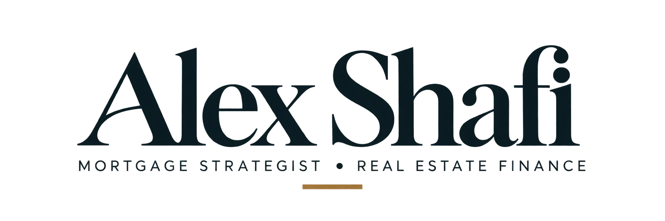 Alex Shafi — Mortgage Strategist, Real Estate Finance